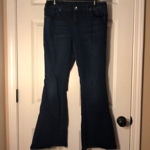 Justice boot cut jeans
